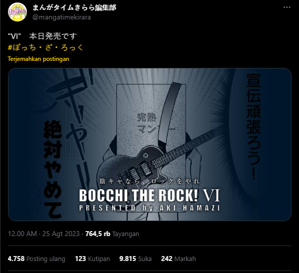 bocchi the rock volume 6