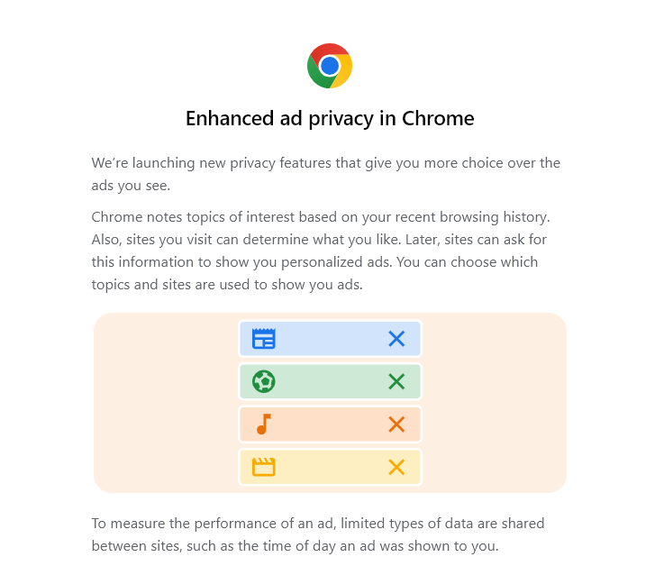 personalized ads di google chrome