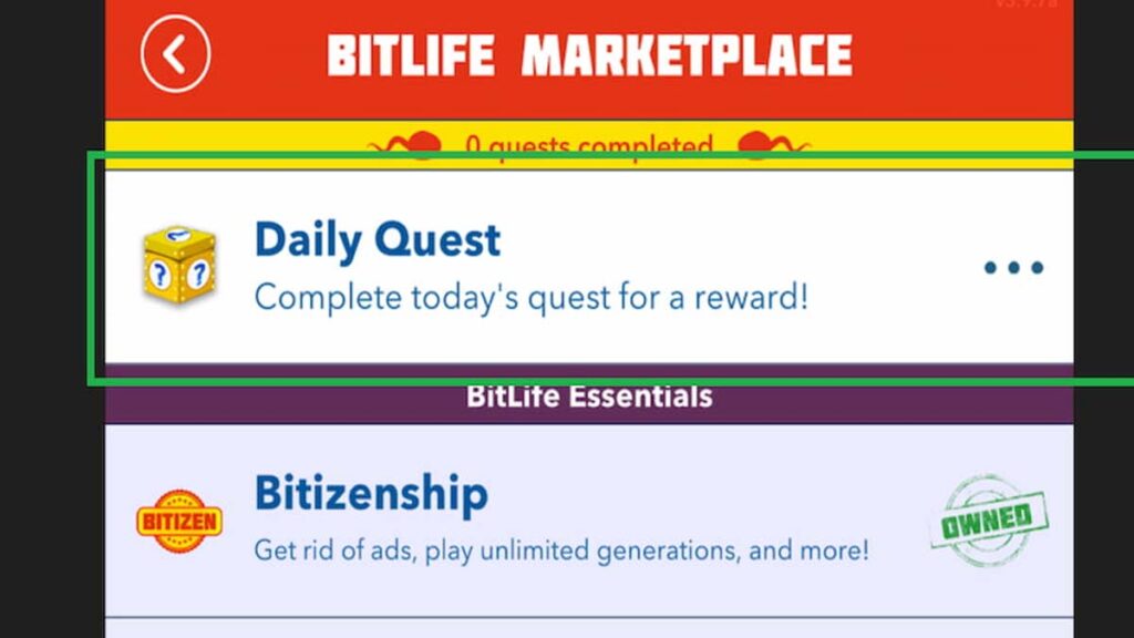 Daily Quest Buat Pemain Selalu Login