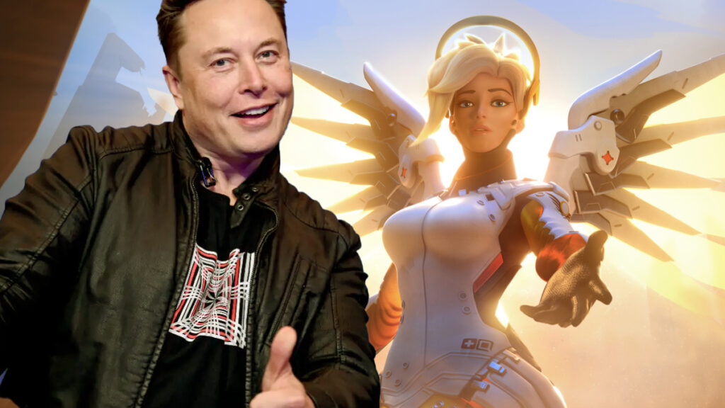 Amber Heard Elon Musk Mercy Overwatch