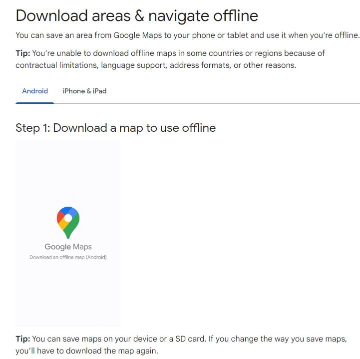 Google Map Bisa Dipakai Offline