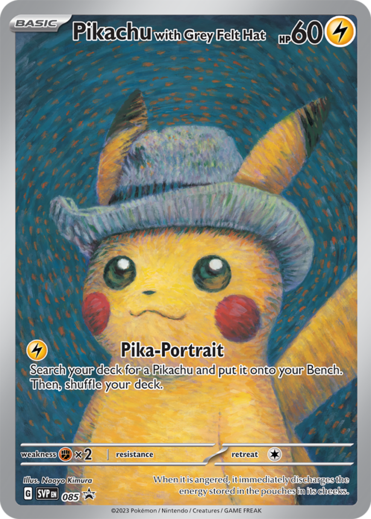 Kartu Pokemon Pikachu Van Gogh