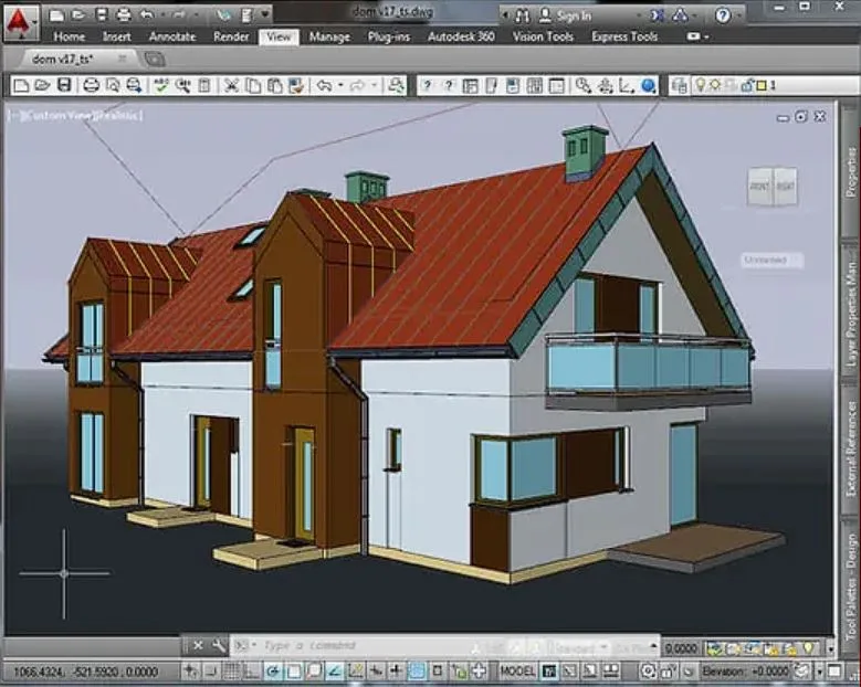 Desain Rumah Autocad Architecture