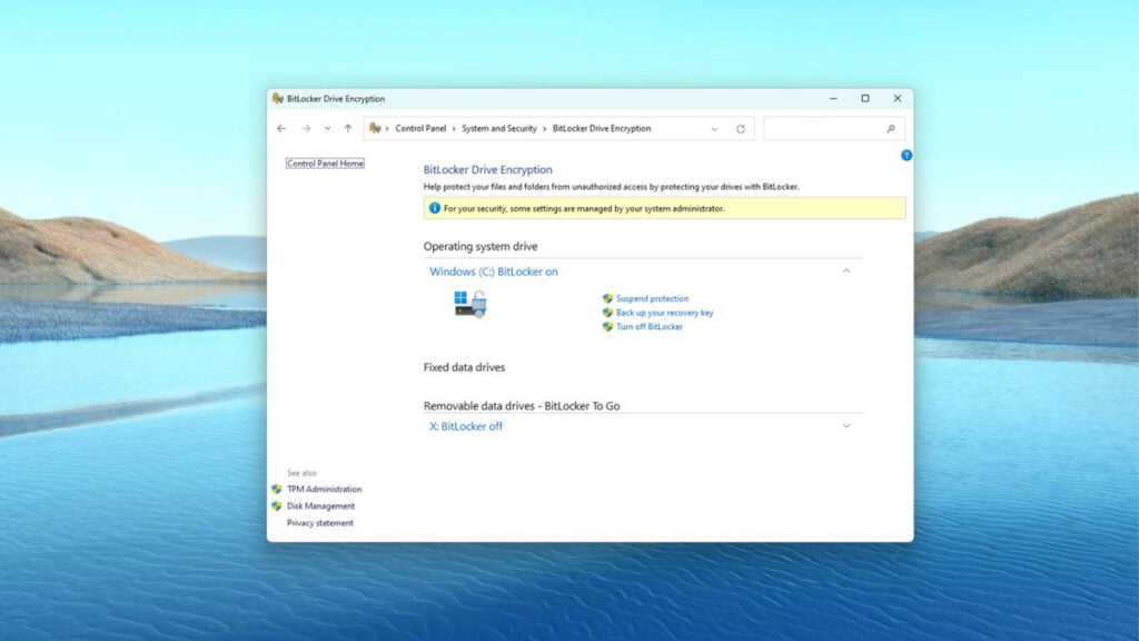 Fitur Bitlocker Windows 11