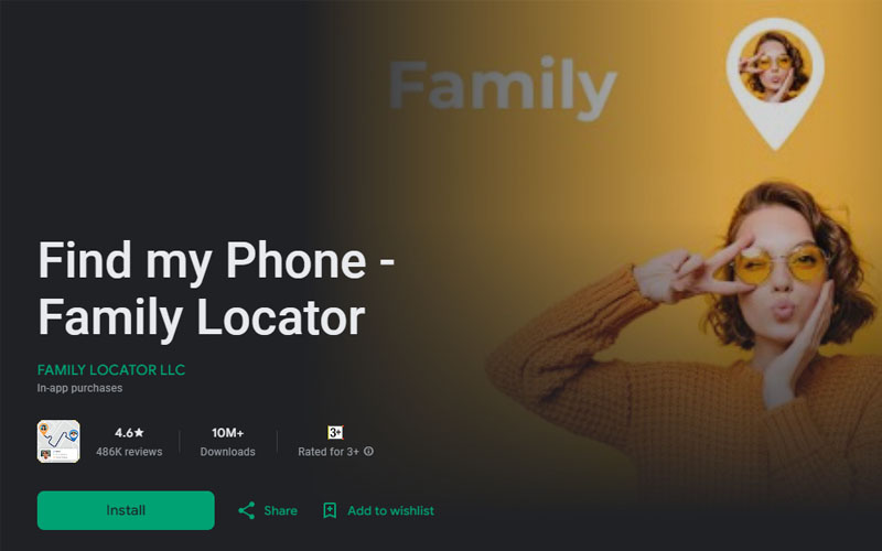 Gunakan Aplikasi Family Locator