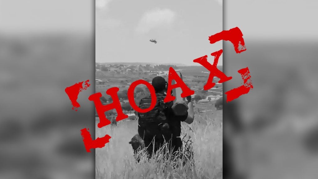 Hoax Video Hamas Arma 3