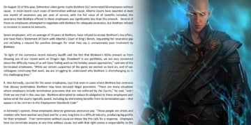 Mantan Pegawai Dragon Age