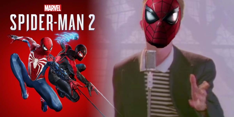 Pemain Marvel's Spider-Man 2 Rick Roll