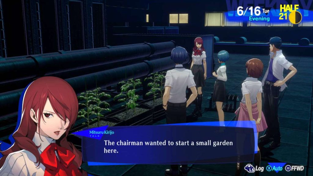 Persona 3 Reload Gardening Rooftop