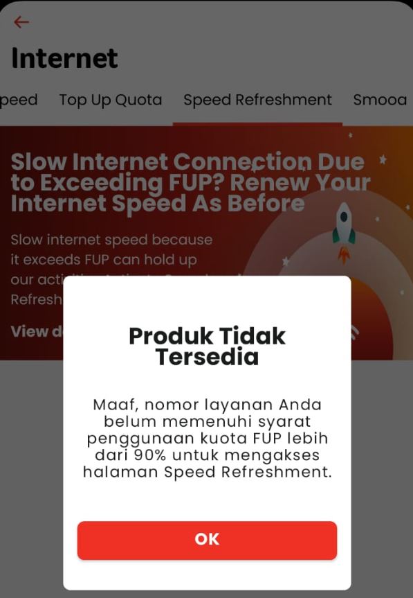 Speed Refreshment Fup Indihome