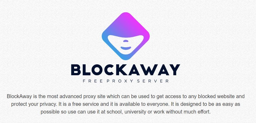 Tampilan Situs Blockaway Proxy