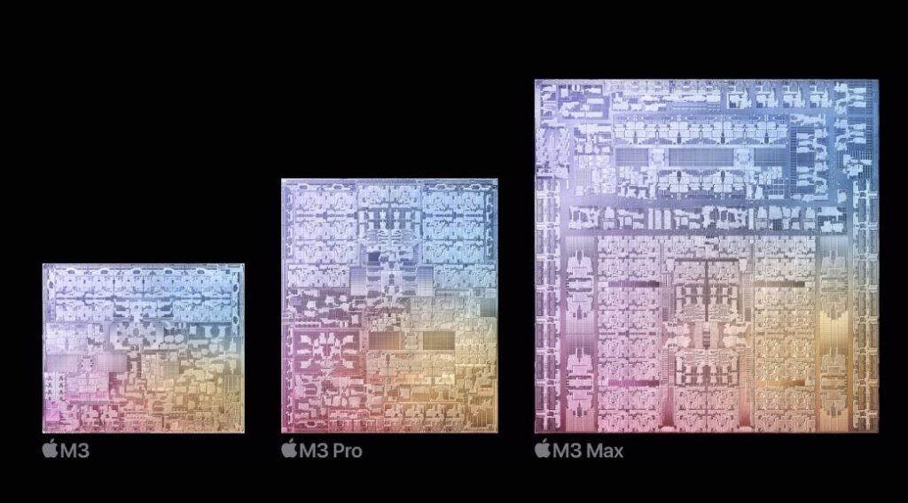Komparasi Antar Chipset M3 Dari Apple