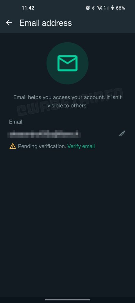 verifikasi email whatsapp