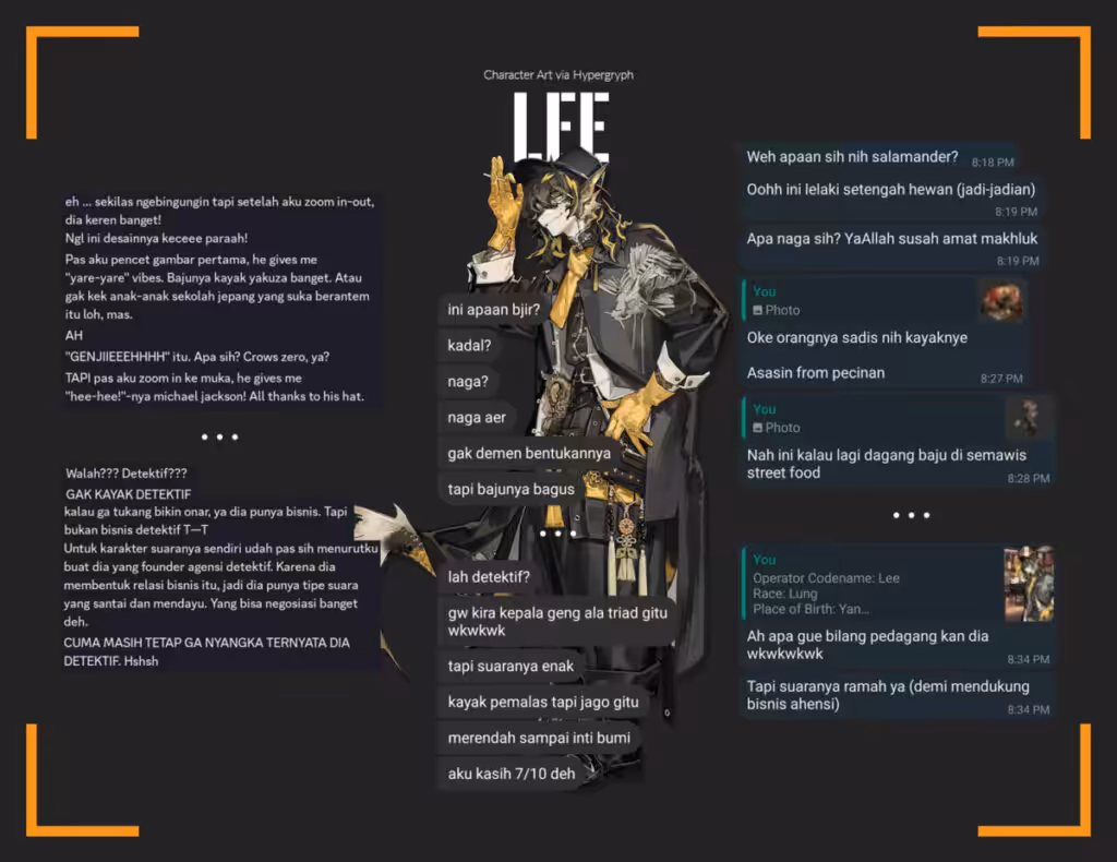 Karakter Arknights Di Mata Wanita Lee