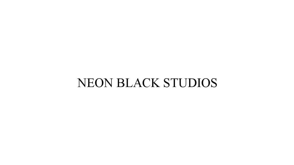 Neon Black Studios Sebelum Menjadi Cliffhanger Studios