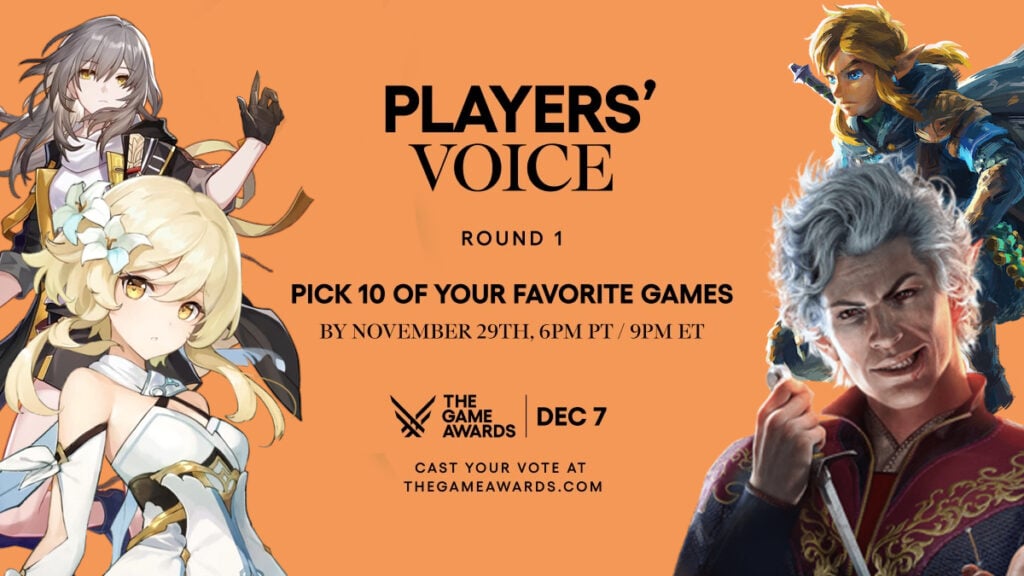 Players Voice The Game Awards 2023 Round 1