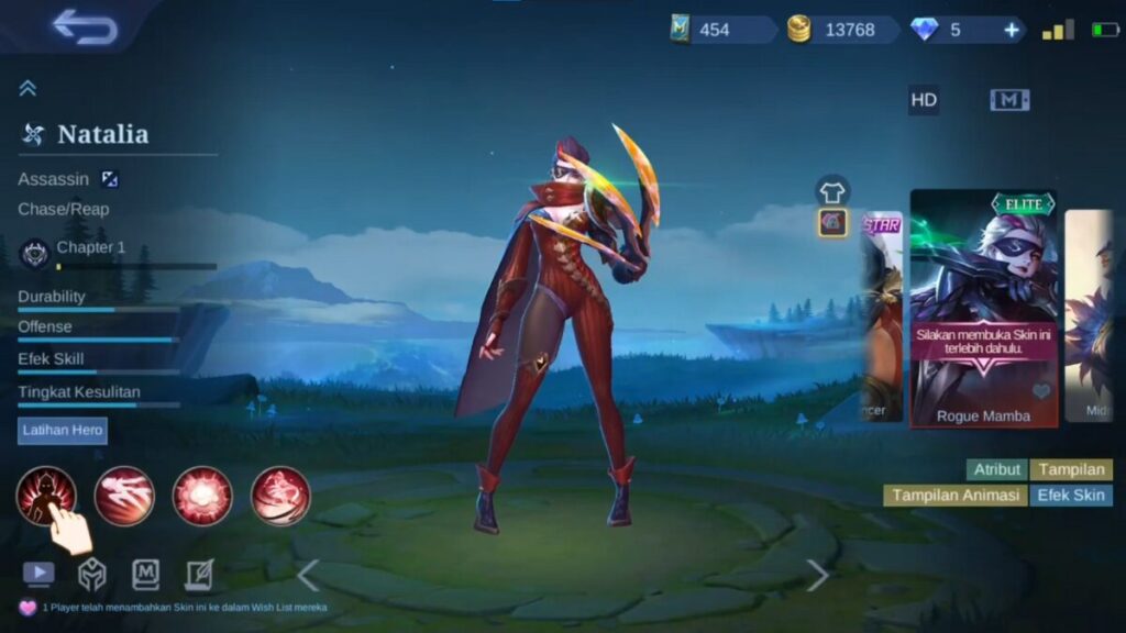 Skin Mobile Legends Terlangka