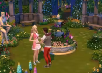 the sims 4 romantic garden digratiskan