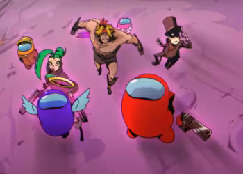Vampire Survivors X Among Us