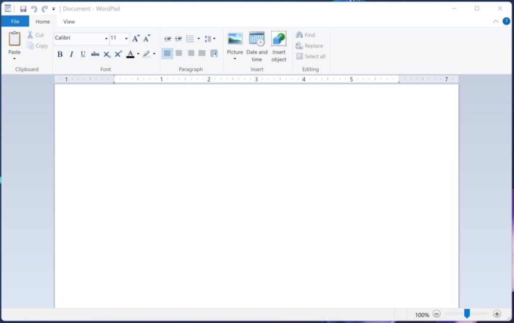 wordpad resmi dihapus