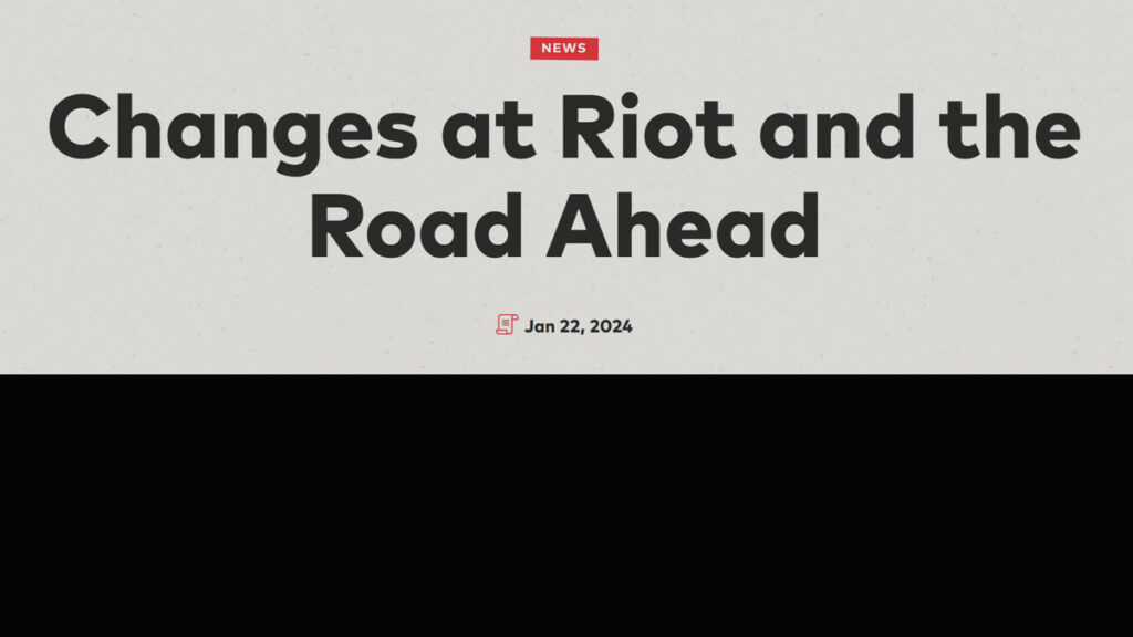 Riot Games Phk Karyawan Demi Perubahan Besar