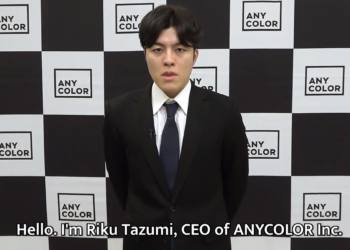 Riku Tazumi CEO ANYCOLOR