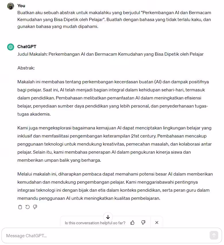 Contoh Abstrak Dengan Bantuan Kecerdasan Buatan