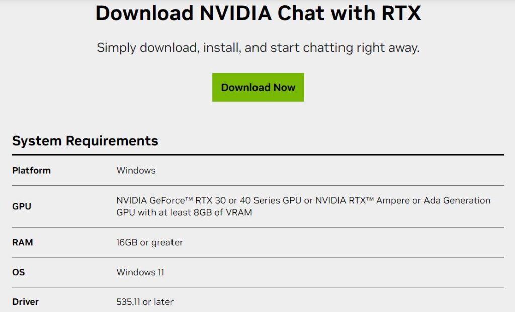 Download Nvidia Chat With Rtx