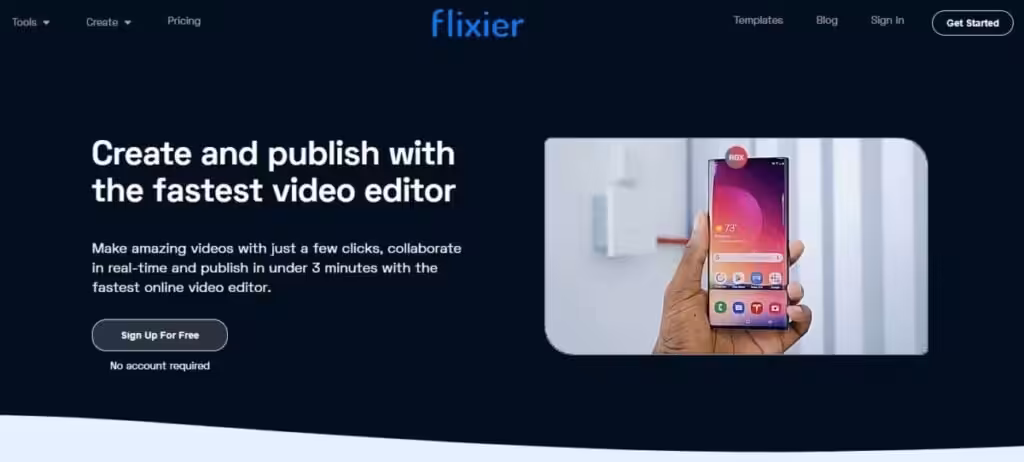 Flixier Aplikasi Edit Video