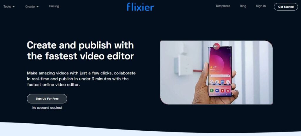 Flixier Aplikasi Edit Video