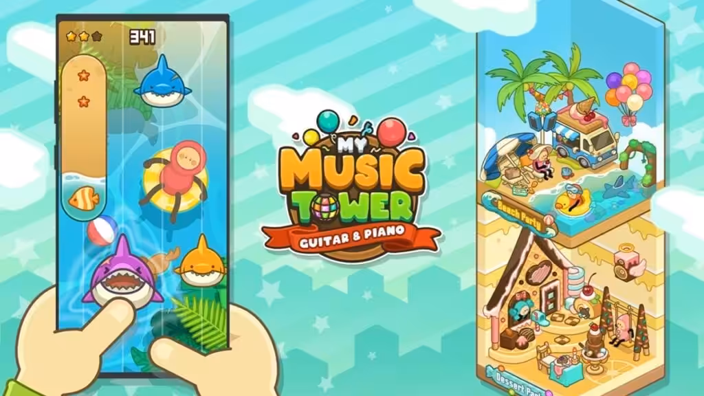 Music Tower Tap Tiles