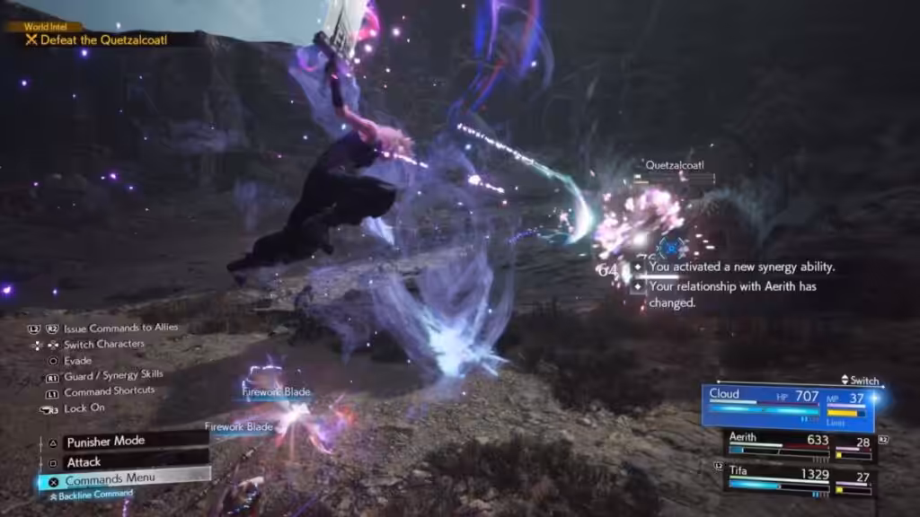 Gameplay Final Fantasy VII Rebirth