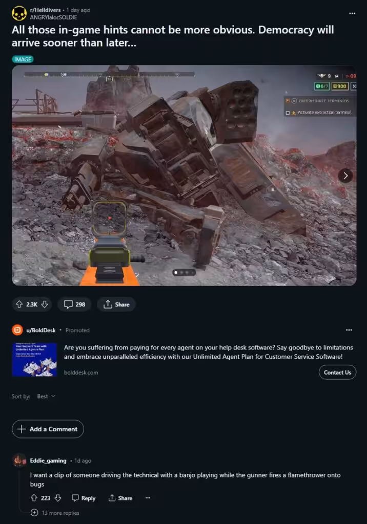 Kendaraan Tempur Helldivers 2 Jenis Baru Bocor di Internet 4 Kendaraan Tempur Helldivers 2