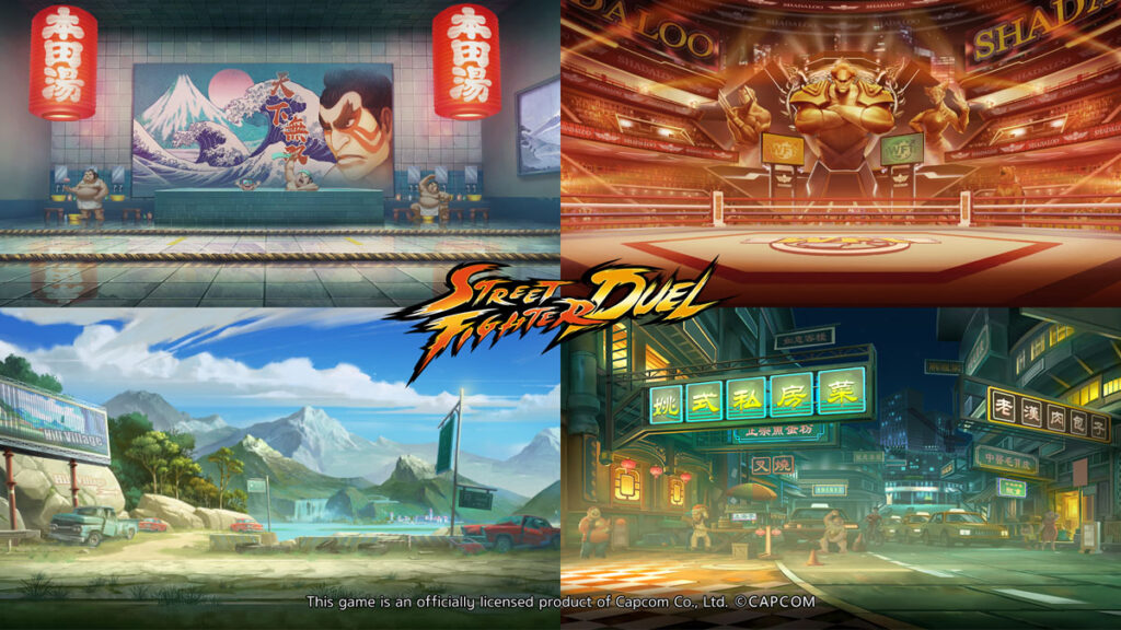 Stage Di Street Fighter Duel