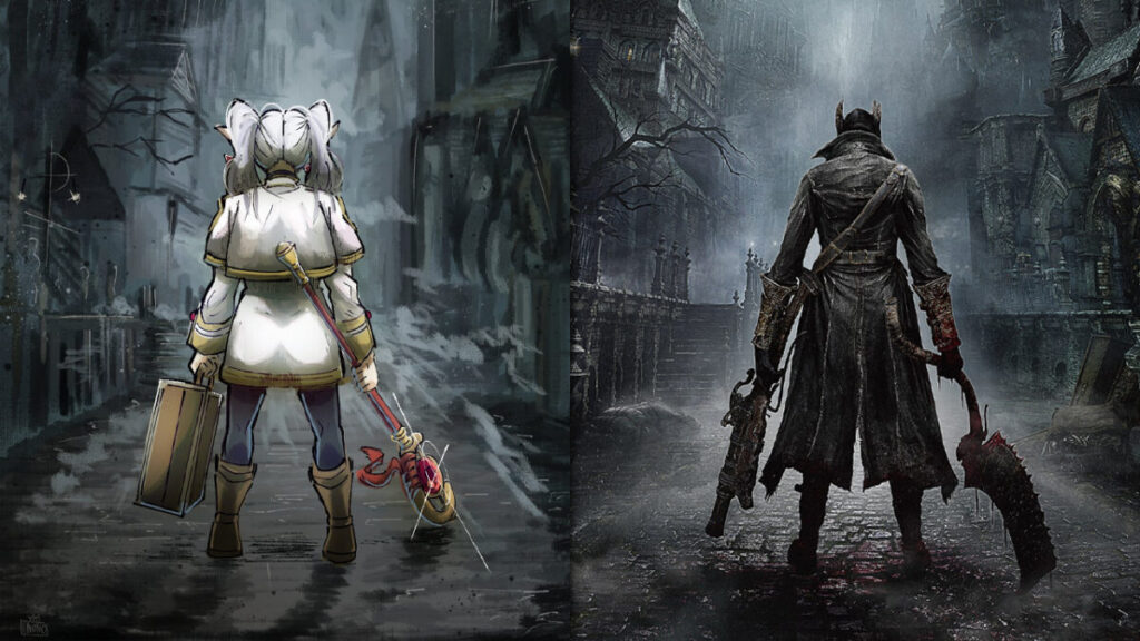 Frieren Souls Bloodborne Frierenborne