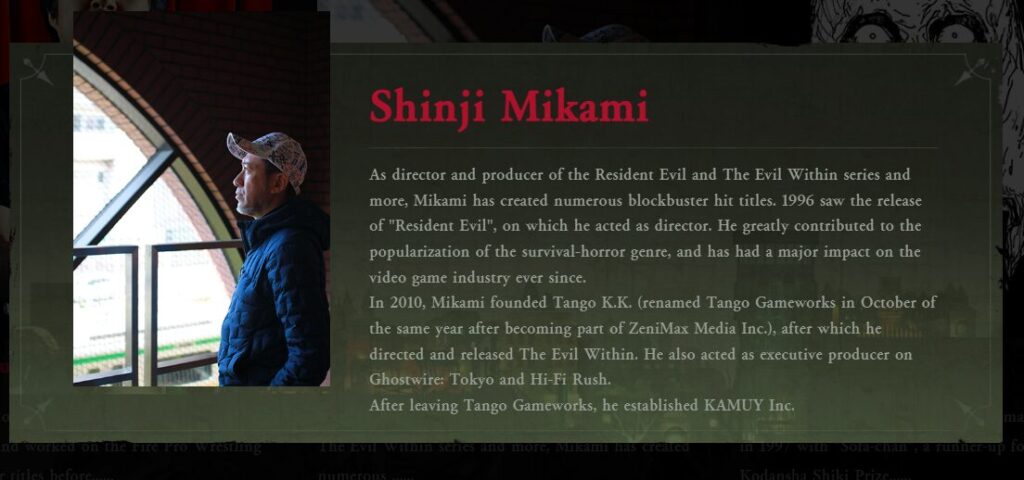 Kreator Shinji Mikami
