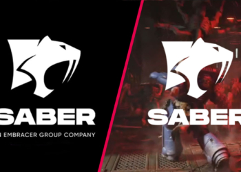 Logo Embracer Group Saber Interactive