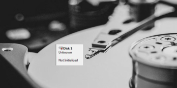 Unknown Not Initialized HDD Windows