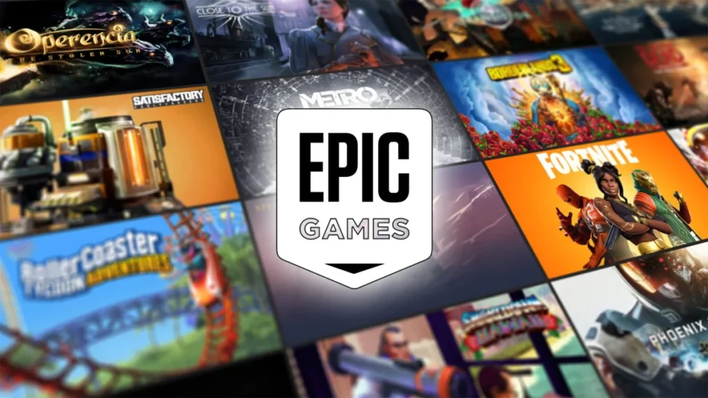 Epic Games Store Logo Header