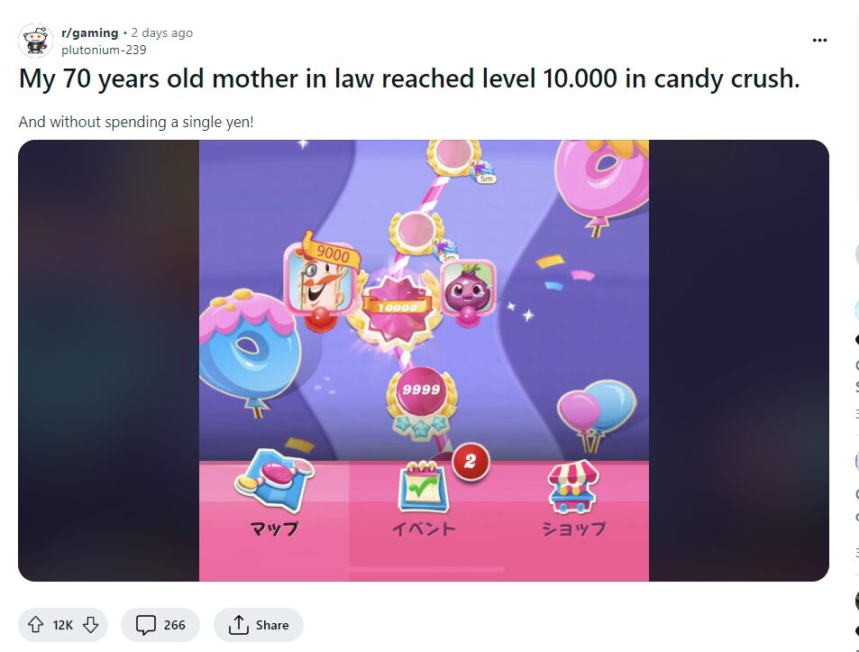 level 10000 candy crush