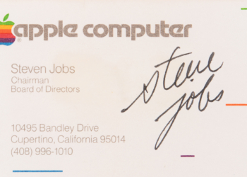 Kartu Nama Steve Jobs