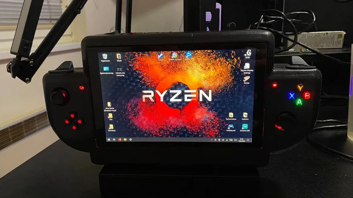 Gamer Ini Membuat RyzenDeck, Handheld Gaming yang Mirip Steam Deck!