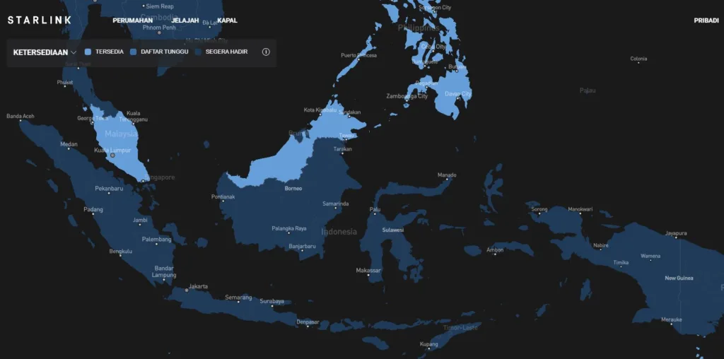 Layanan Internet Starlink Indonesia Tahun 2024
