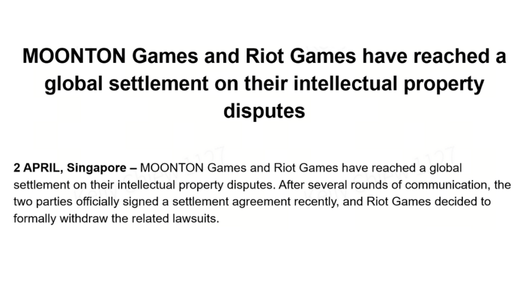 Moonton Dan Riot Games Sepakat Akhiri Konflik
