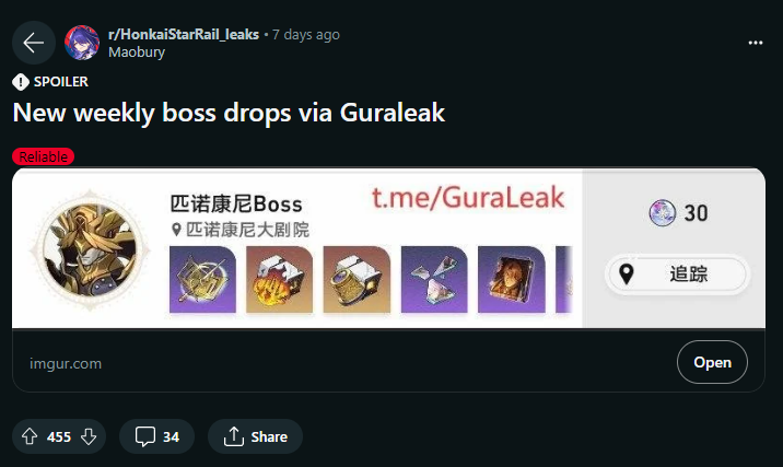 leak weekly boss honkai star rail 2.2