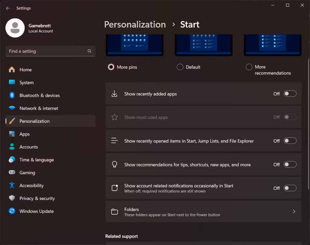 7 Fitur Windows 11 yang Tidak Penting dan Sebaiknya Dimatikan 8 start menu