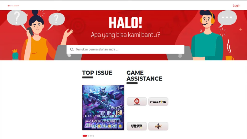 Help Garena Player Support