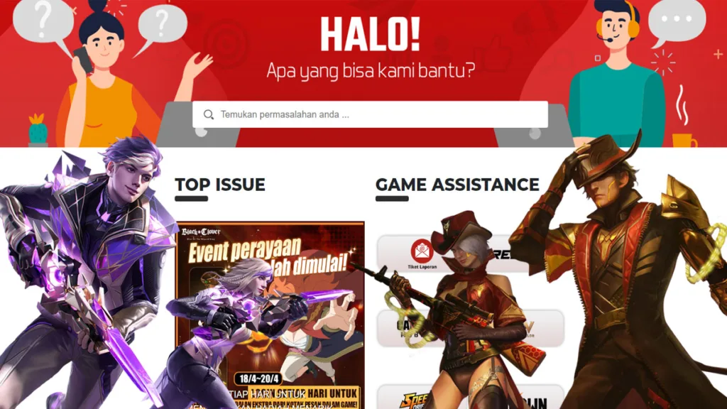 Help Garena Player Support