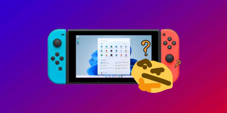 Nintendo Switch Dipaksa Jalankan Windows 11