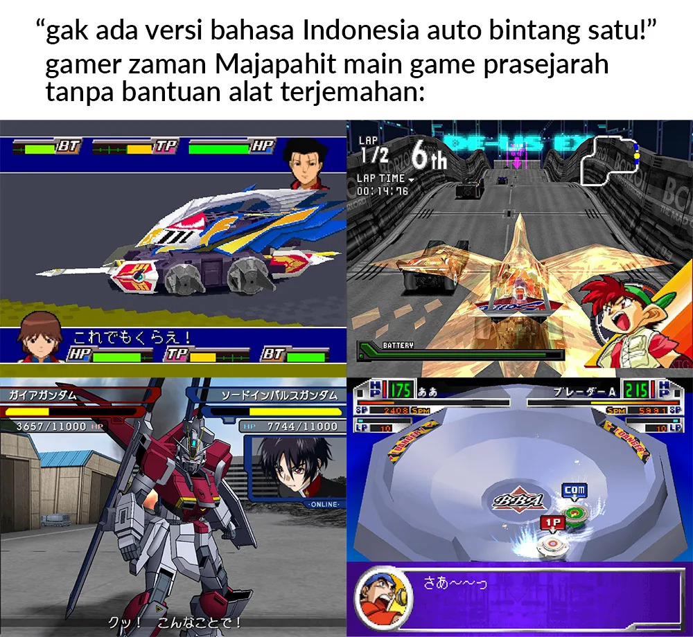 Bahasa Indonesia Video Gam